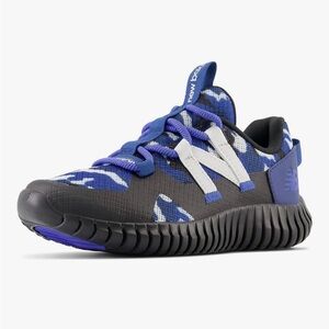 New Balance Kids' Playgruv V1 Blue Black slip on Sneakers Sz 11 toddler boy